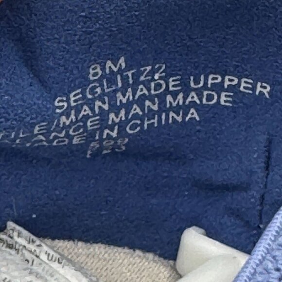 Easy Spirit Glitz Blue Knit Slip-On Comfort Shoes 8 M Lightweight Ultra Flexible - Picture 7 of 10